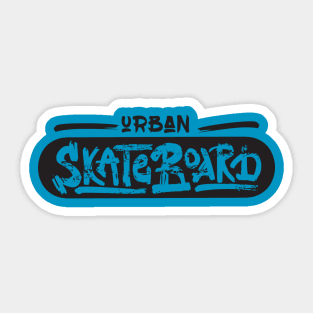 Urban skateboard Sticker